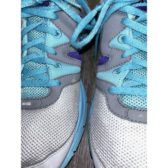Nike Lunarfly+ 3 Pure Platinum Gray Blue Running Shoes Womens Size 11 487751-004 - Picture 5 of 14